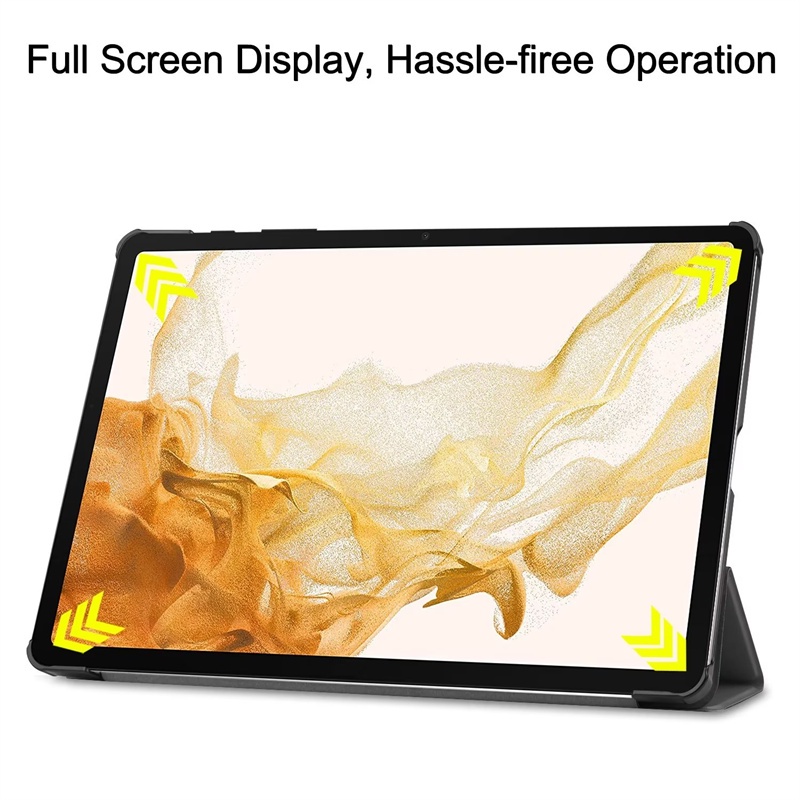 Ốp Máy Tính Bảng Có Giá Đỡ Ba Nếp Cho Samsung Galaxy Tab S9 11 Inch Galaxy Tab S9 Plus 2023 12.4 "SM-X816B X810 Tab S9 +