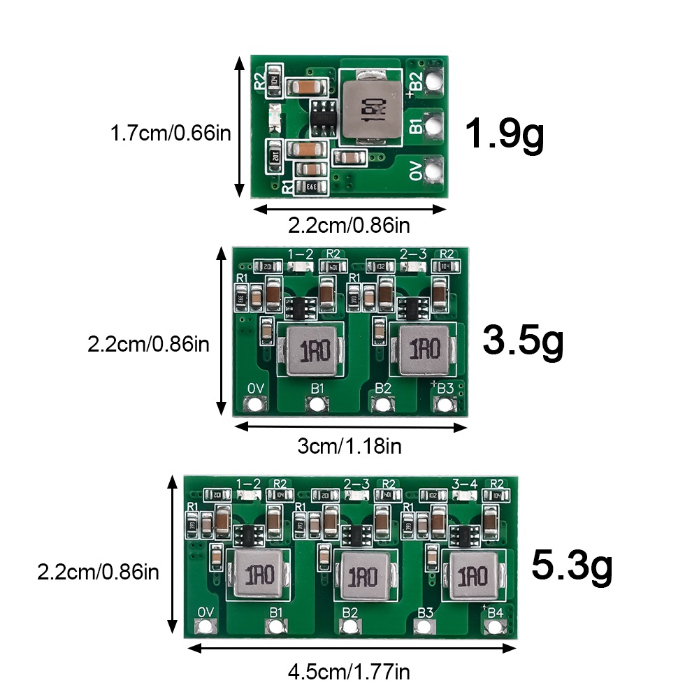 Bảng mạch sạc pin Lithium 18650 RIRIHI 1.3A 2S/ 3S/ 4S