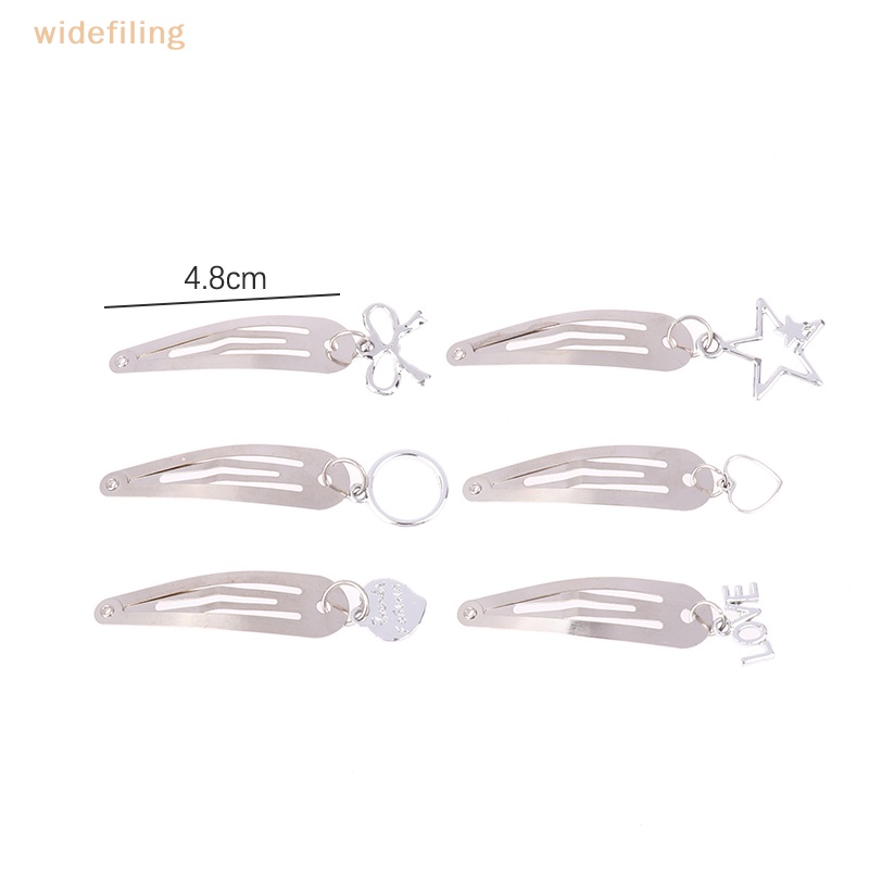 Set 2 Kẹp Tóc Kim Loại Cá Tính Cho Nữ