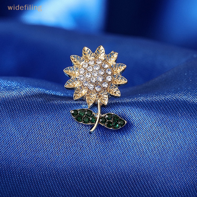 Ghim Cài Áo Hình Hoa Hướng Dương Đính Đá Thời Trang Cho Nữ