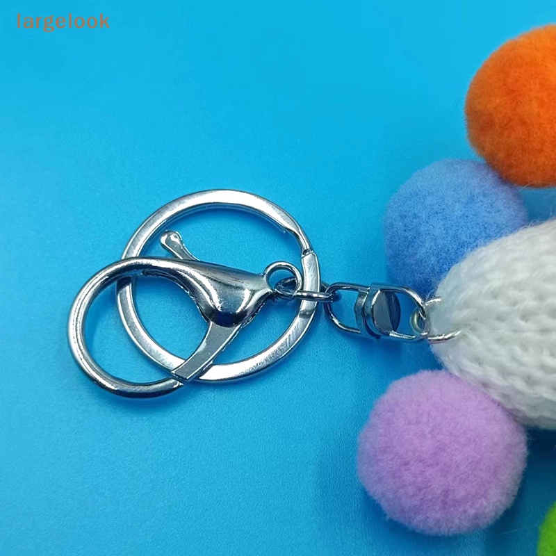 1 Móc Khóa Búp Lông Thỏ Mềm Mại Dễ Thương