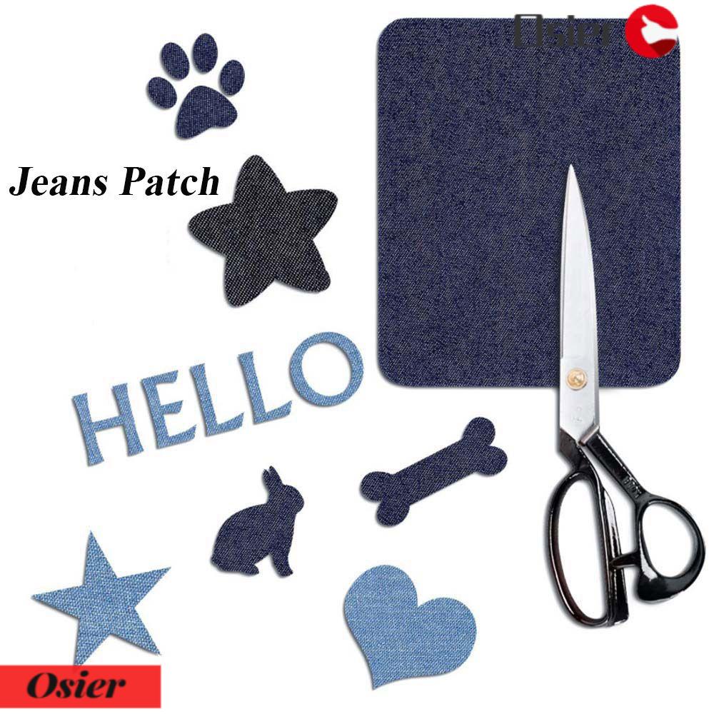 OSIER1 Bộ 4 Sticker Ủi Thêu Hoạ Tiết Mới