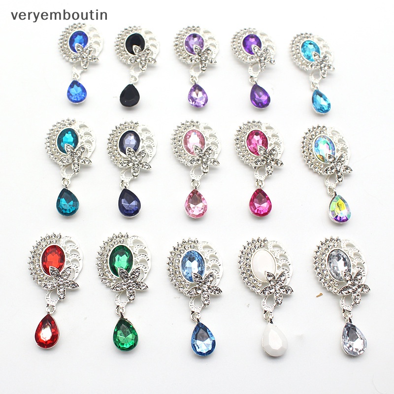 Ghim Cài Áo Hình Giọt Nước Bằng Hợp Kim 25 * 53MM