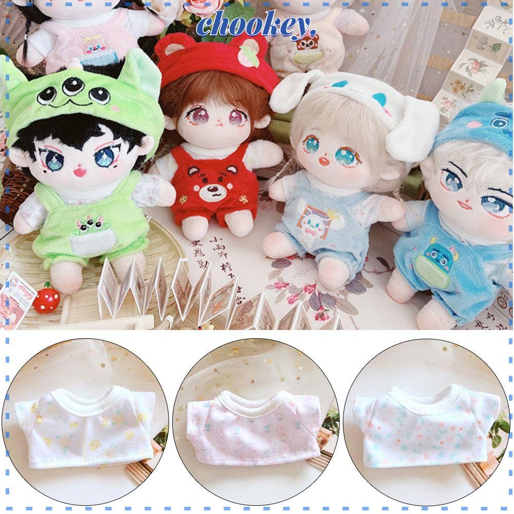 CHOOKEY Bộ Quần Áo Cotton Dành Cho Búp Bê 20cm