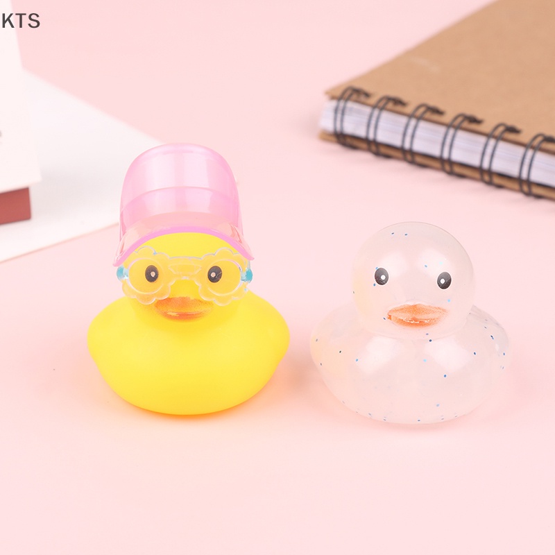 Set 1 / 3 Vịt Nhựa Tráng Men Trang Trí Bể Cá