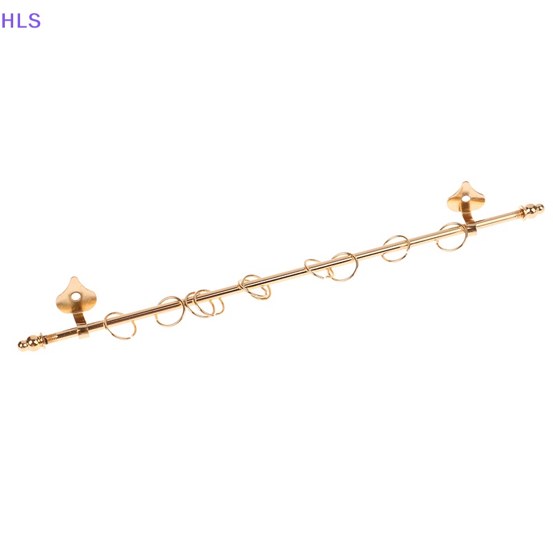 Bộ Rèm Cửa Sổ Kim Loại Mạ Vàng Tỷ Lệ 1: 12 Dùng Trang Trí Nhà Búp Bê