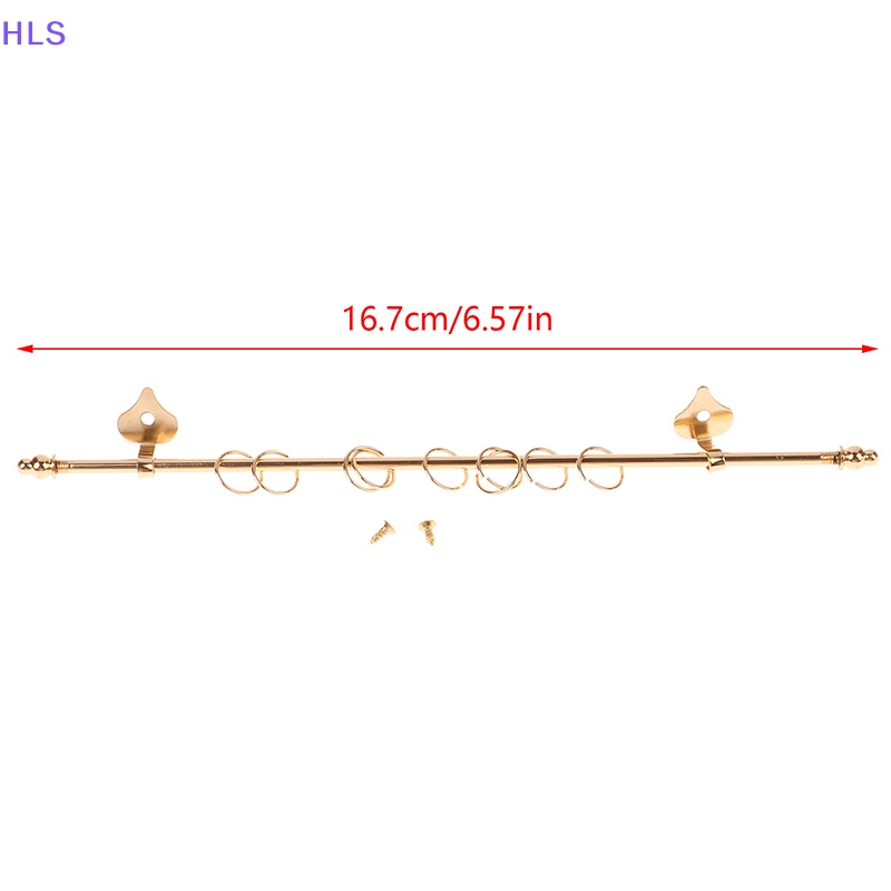 Bộ Rèm Cửa Sổ Kim Loại Mạ Vàng Tỷ Lệ 1: 12 Dùng Trang Trí Nhà Búp Bê