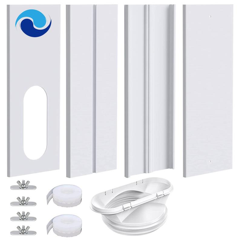 Bộ Cửa Sổ + Máy Điều Hòa Không Khí Di Động 2 Trong 1 Thông Dụng Cho Ống Thông Hơi AC 5.1Inch / 5.9Inch