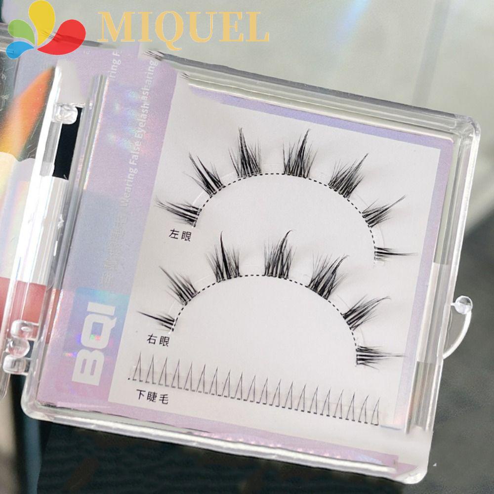 MIQUEL Lông Mi Giả Mềm Mại Tái Sử Dụng Được Trang Điểm Mắt To Cho Nữ