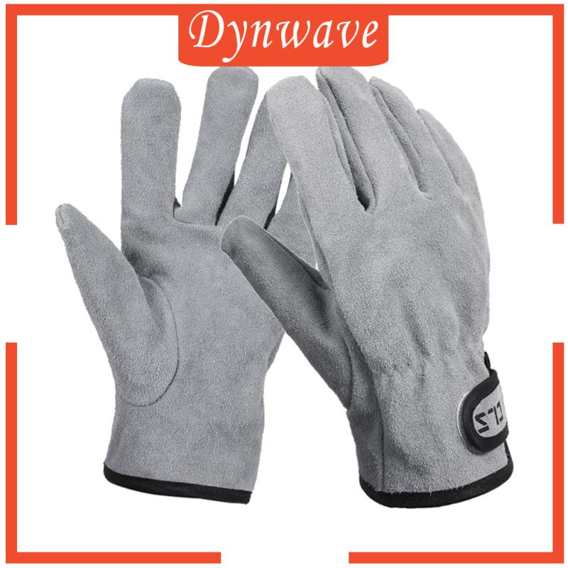Găng Tay Bằng Da Bền Chịu Nhiệt Bền Bỉ Dùng Cắt Tỉa Làm Vườn, Nông Trại, Xe Máy, unisex Với Vòng Đeo Tay
