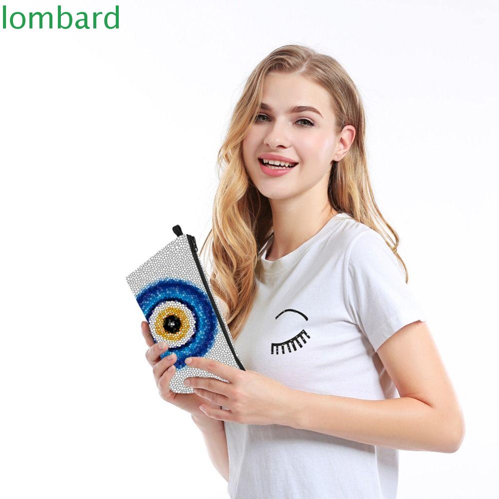 LOMBARD Túi Đựng Mỹ Phẩm Khóa Kéo Tiện Lợi Cho Nữ