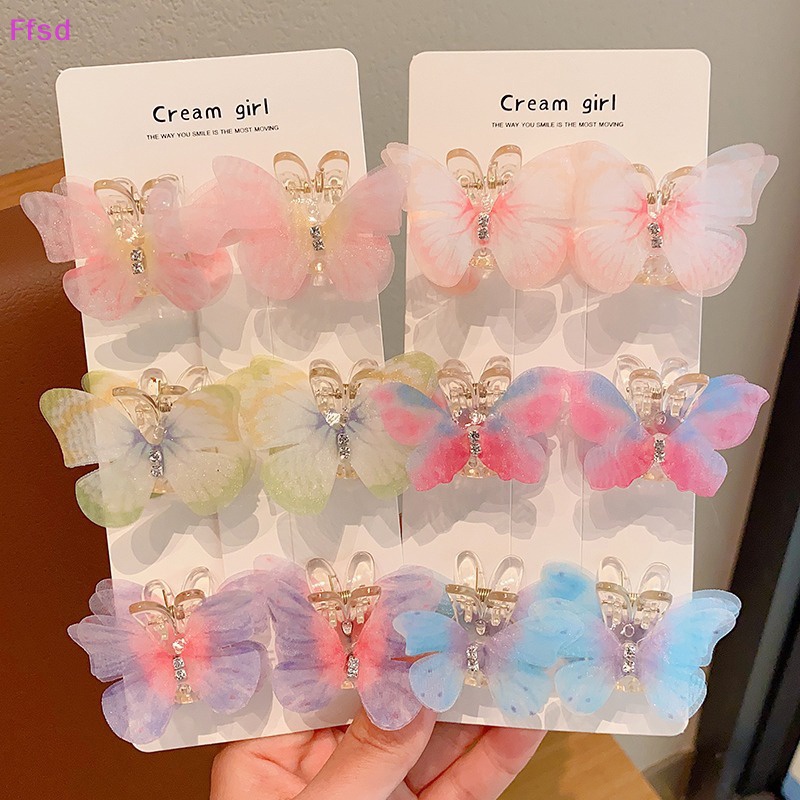 Kẹp Tóc Hình Bướm Dễ Thương Cho Bé Gái