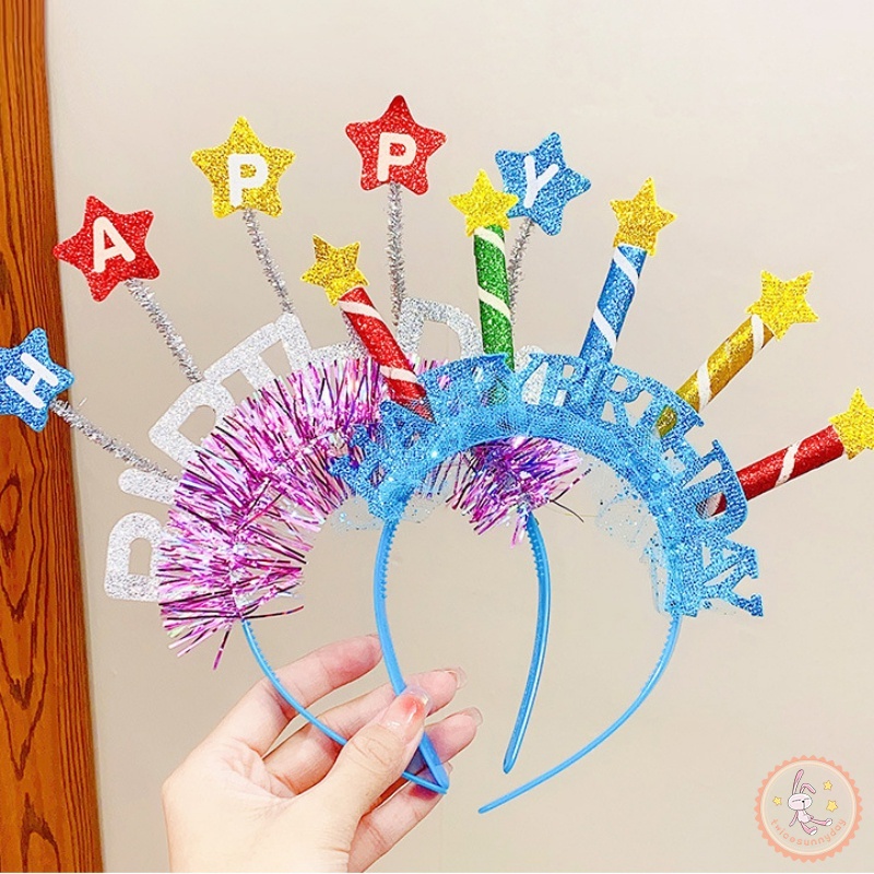 Băng Đô Hình Nón Sinh Nhật Dễ Thương Cho Bé