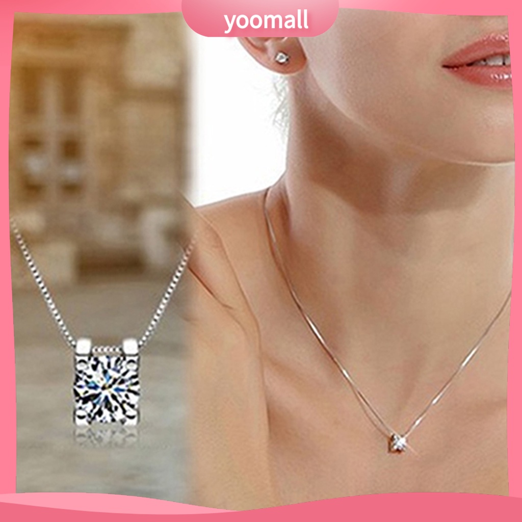 Vòng cổ Hợp Kim Đính Đá Xinh Xắn Cho Nữ