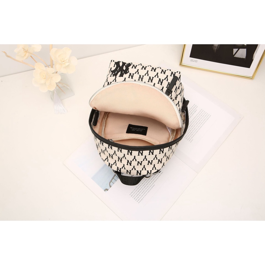 Ba Lô Nhỏ In Logo NY Phong Cách Âu Mỹ Cổ Điển Thời Trang Cho Nam Và Nữ