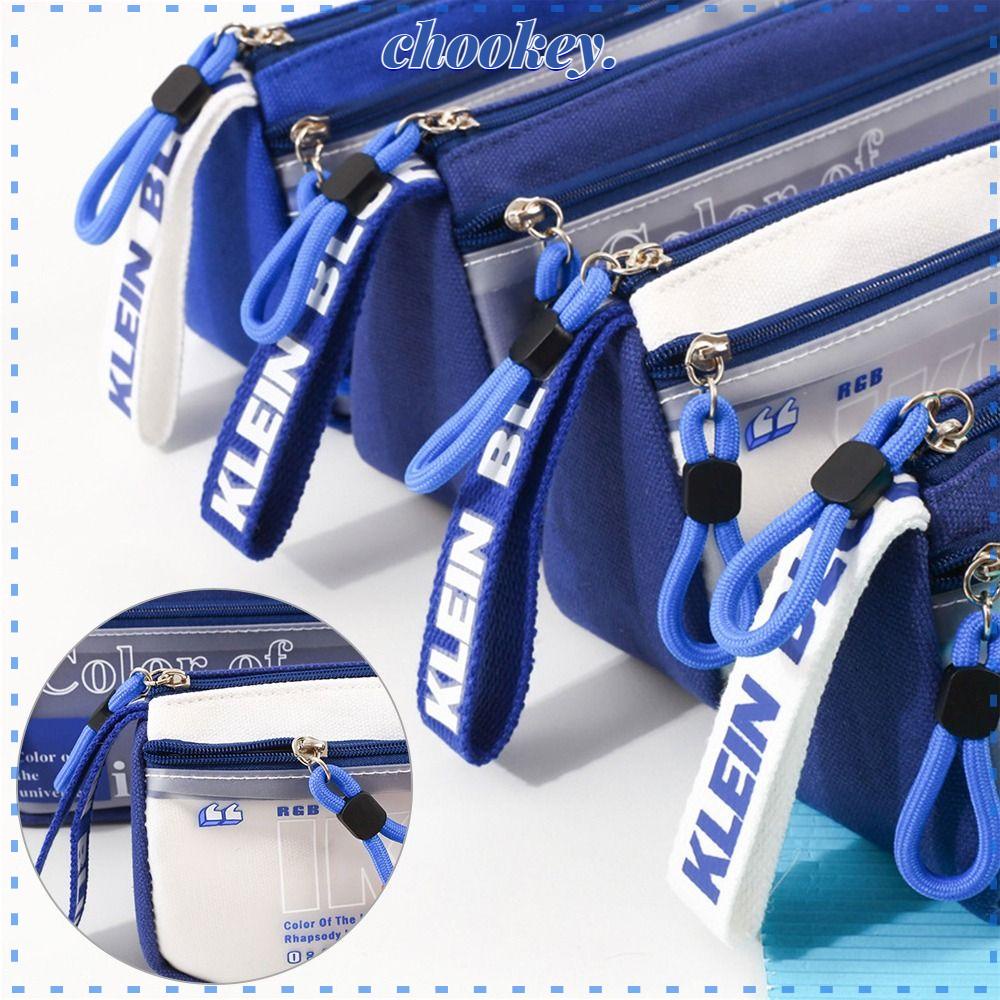 CHOOKEY Túi Đựng Bút Cỡ Lớn Đa Năng Họa Tiết Galaxy Sáng Tạo