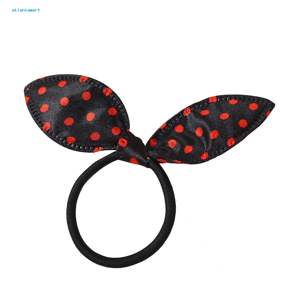 Túi Đựng Đồ Dùng Cao Cấp Tiện Dụng| Set 20 Dây Cột Tóc Tai Thỏ Chấm Bi Dễ Thương