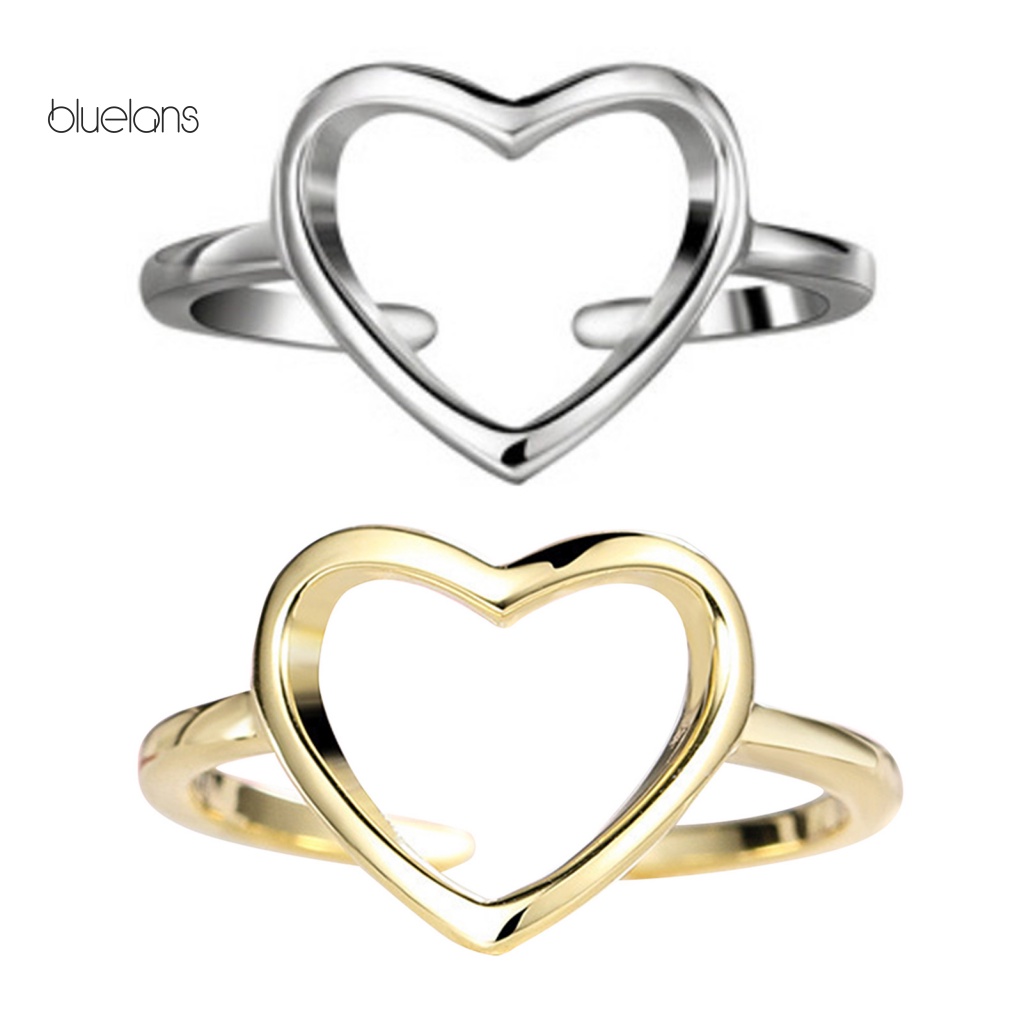 Nhẫn Hở Bằng Hợp Kim Thiết Kế Đục Lỗ Thời Trang Chống Mòn Cho Nữ