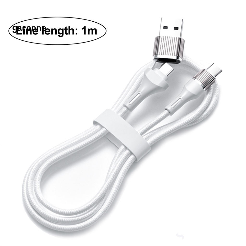 Dây Cáp Sạc Nhanh 2 Trong 1 PD 60W USB Type-C Sang Type-C Cho Điện Thoại Di Động