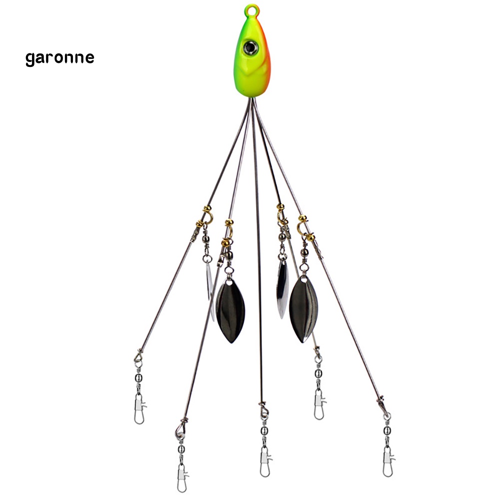 Mồi Giả Nhử Cá 5 Khúc 18g Gắn Kèm Dù Gắn Kèm Móc Câu Tiện Dụng