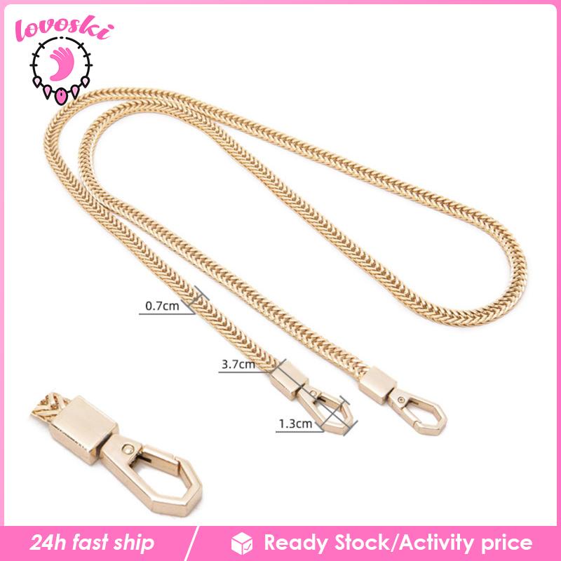 Dây Xích Kim Loại 100cm Có Khóa Kim Loại Thay Thế Cho Túi Xách