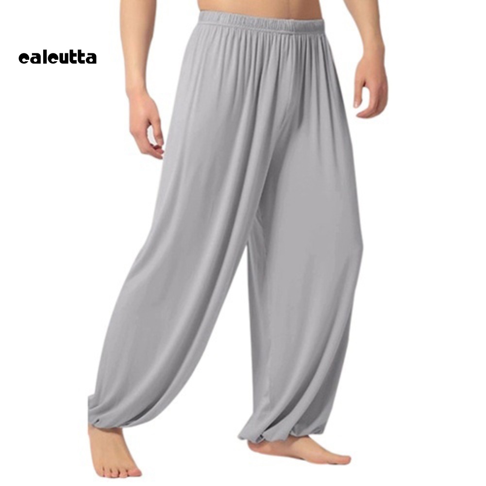 [calcutta] Quần Baggy / Nhảy / Tập Yoga Màu Trơn Đơn Giản Cho Nam