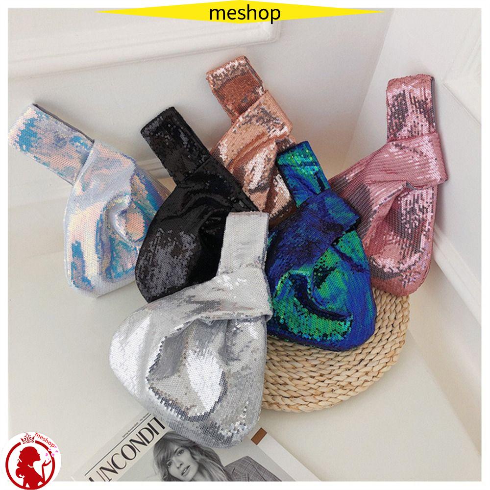 ME Túi Xách Đeo Cổ Tay Đính Kim Sa Thời Trang Dành Cho Nữ