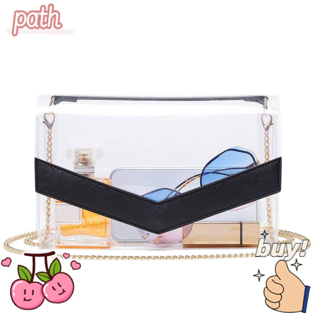 PATH Túi Đeo Chéo Mini Thiết Kế Trong Suốt Năng Động Thời Trang