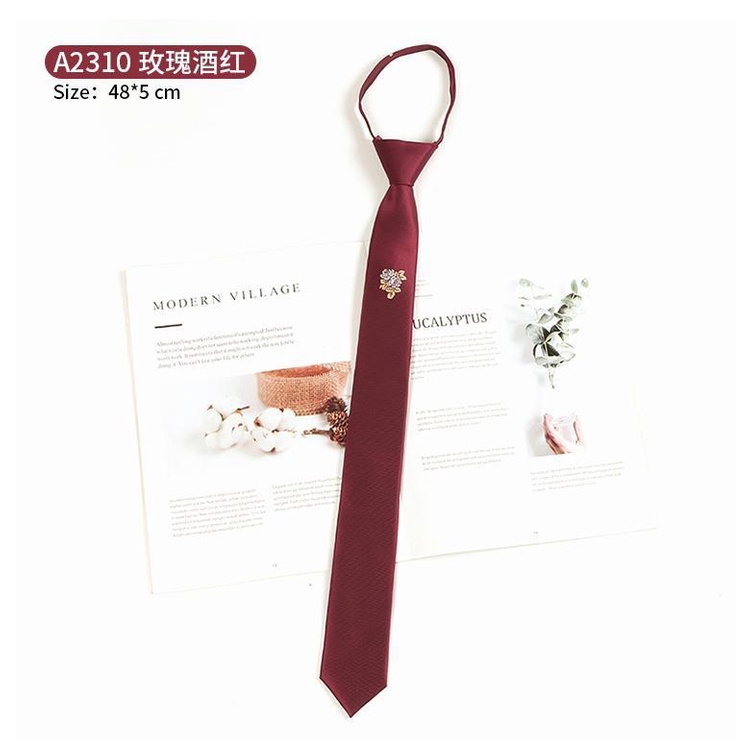 Cà Vạt Kẻ Sọc Phong Cách Preppy Nhật Bản Cho Nam Và Nữ