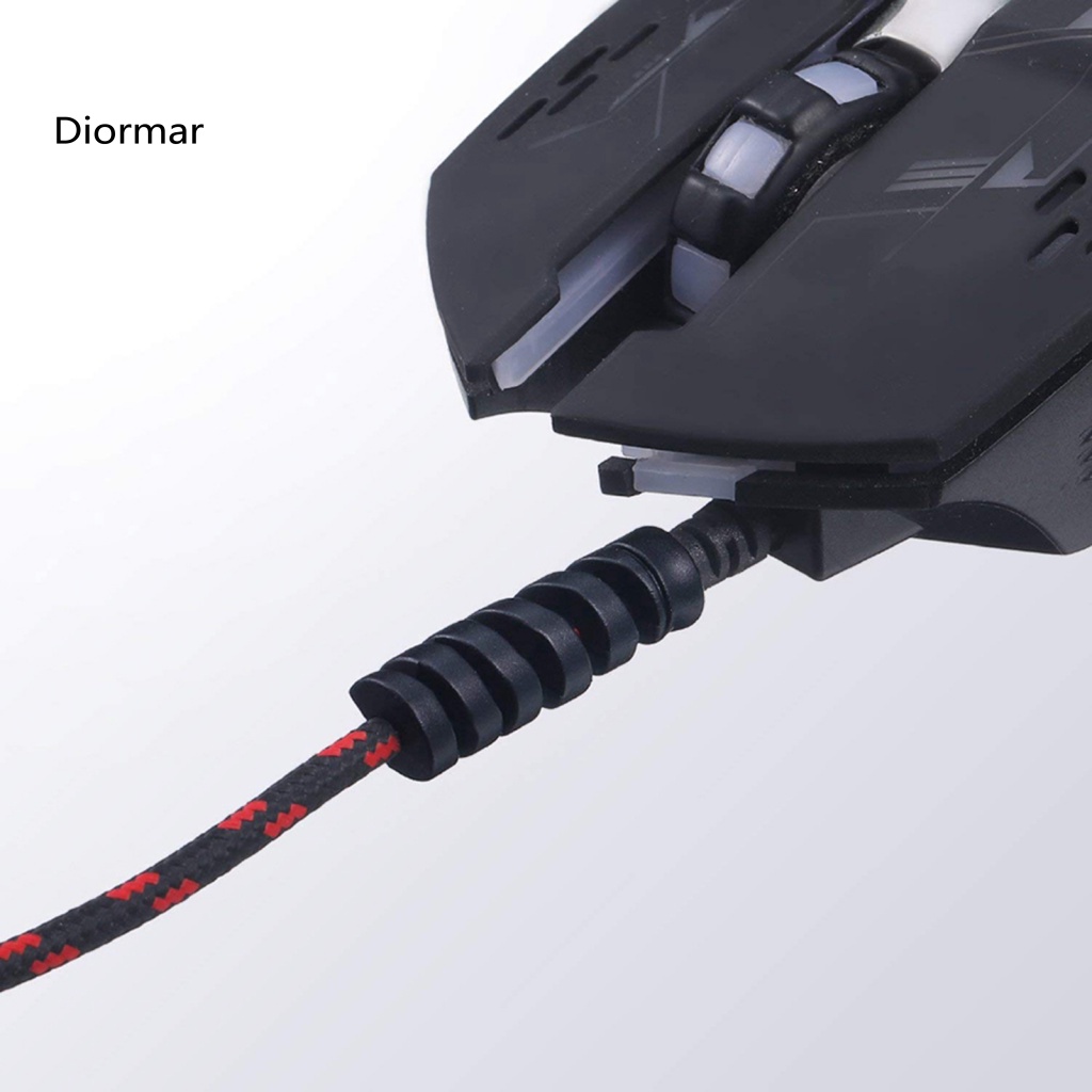 Bộ 10 Đầu Bảo Vệ Dây Cáp Sạc Bằng Silicon Mềm Nhẹ