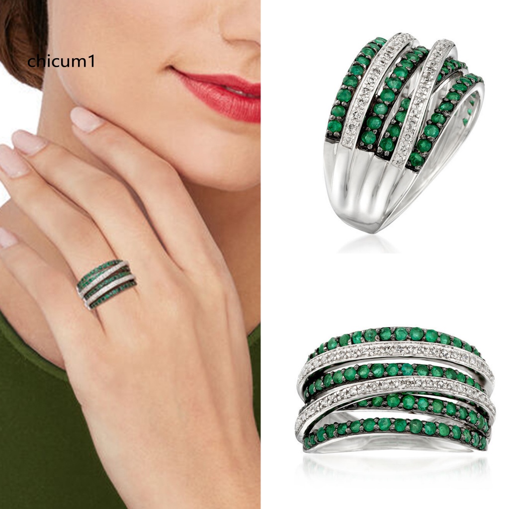 Nhẫn Hợp Kim Thân Thiện Với Da Hình Học Thời Trang Cho Nữ