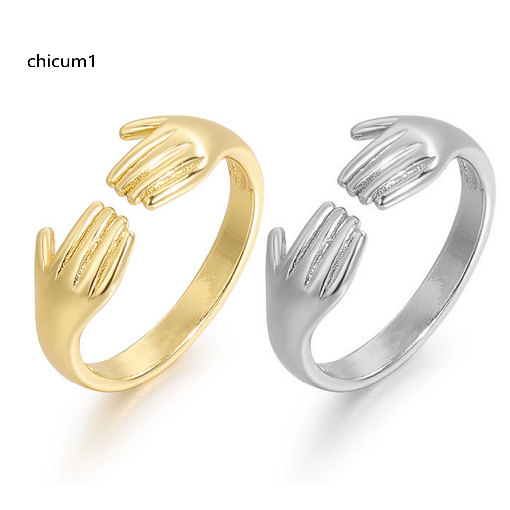 Nhẫn Mạ Điện Hình Trái Tim Phong Cách Retro Cá Tính Cho Nữ