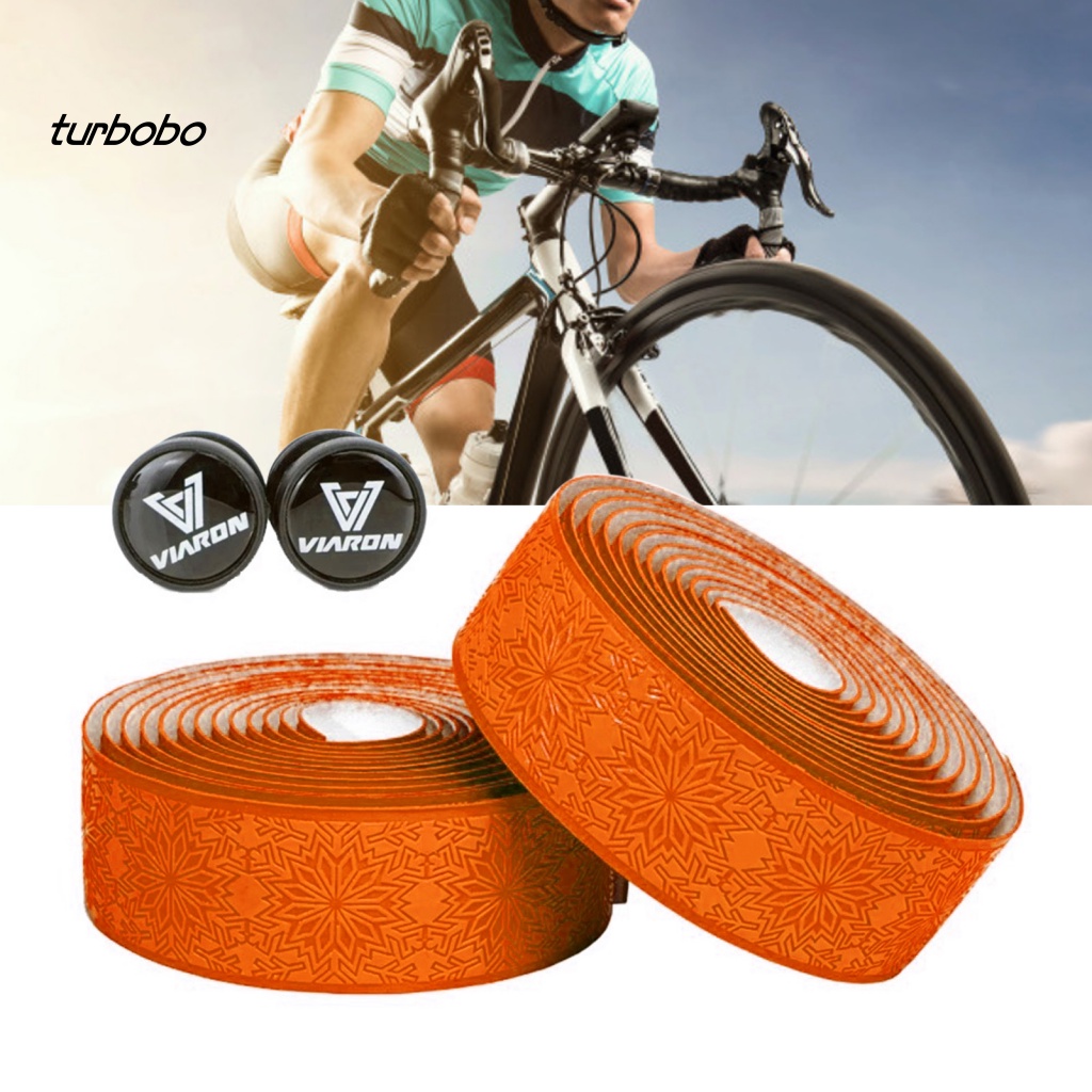 1 Cặp Băng Quấn Tay Lái Xe Đạp Thấm Hút Mồ Hôi Chống Mòn Chất Liệu Polyurethane