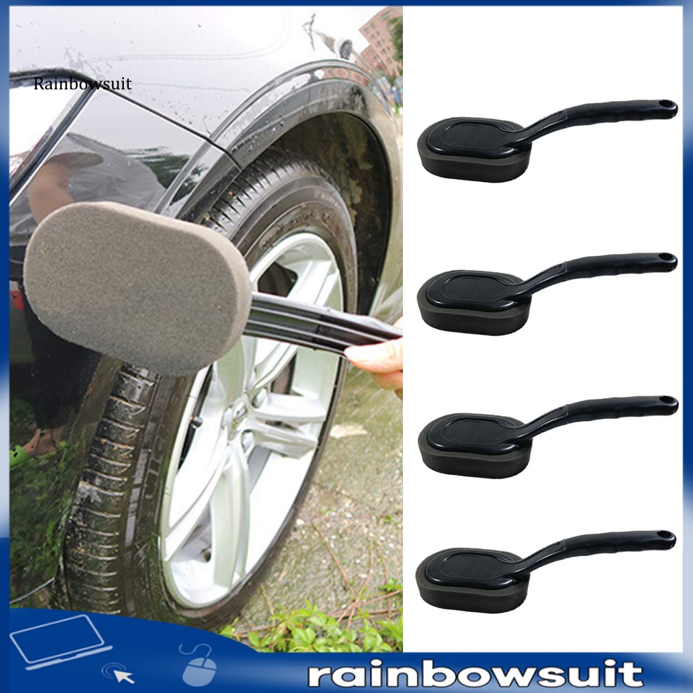 Bàn Chải Đánh Bóng Xe Hơi Có Tay Cầm Dài Tiện Dụng