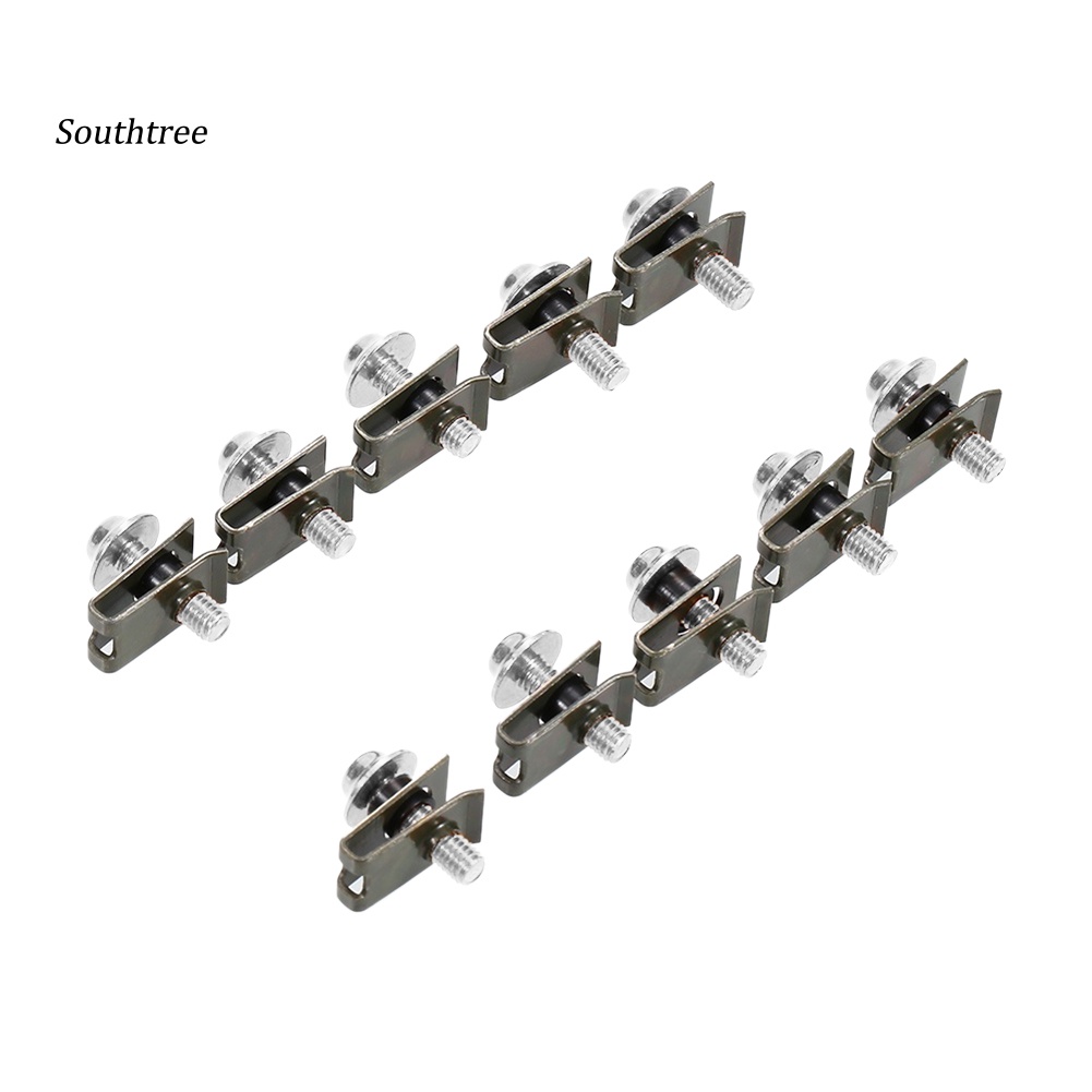 Bộ 10 Ốc Vít M5 Bằng Hợp Kim Nhôm Cho Xe Mô Tô