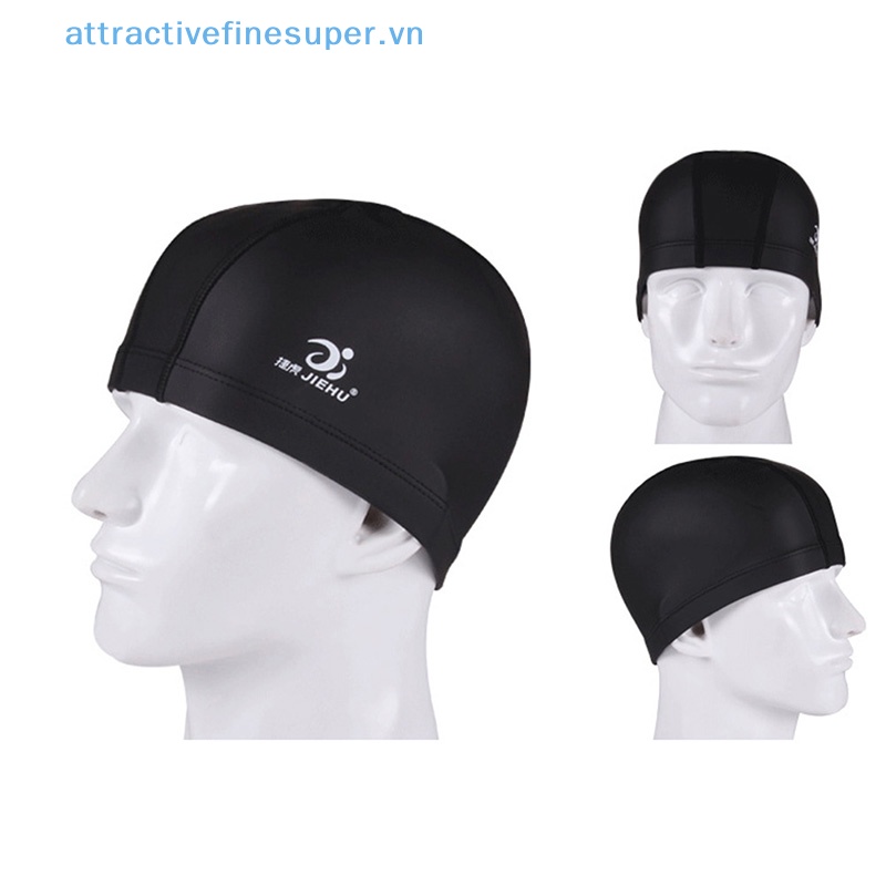 Mũ Bơi Thể Thao Bằng PU Co Giãn Chống Nước Bảo Vệ Tai Cho Người Lớn