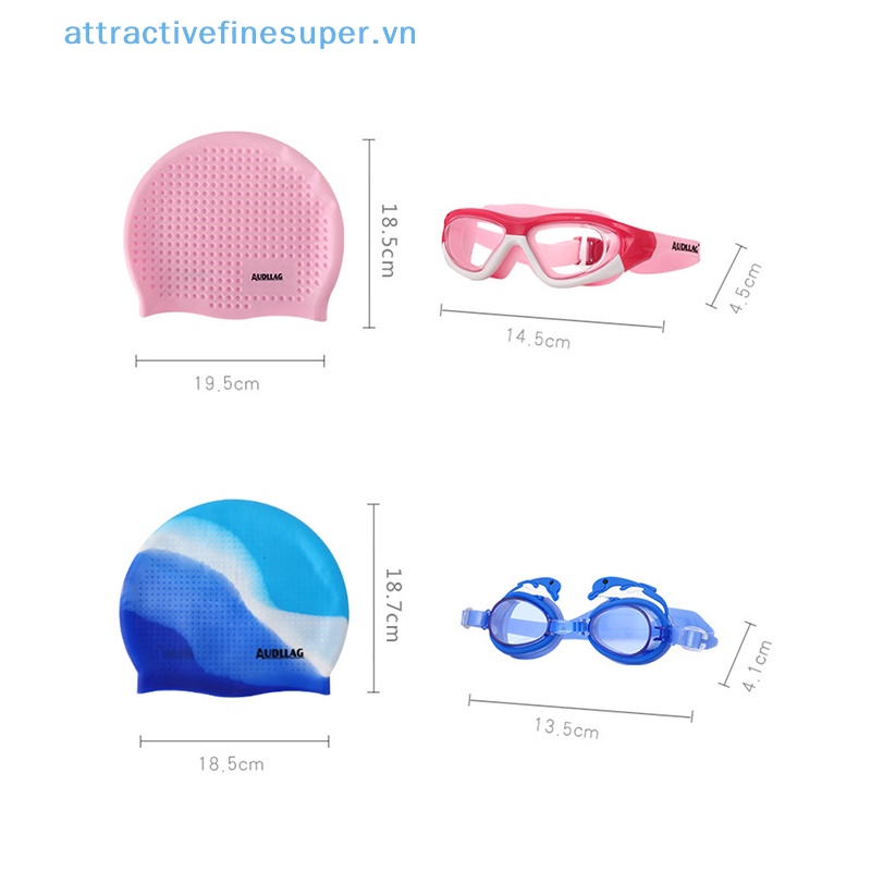 Afs Mũ Bơi Cao Su Silicon Co Giãn Chống Thấm Nước Bảo Vệ Tai Khi Chơi Thể Thao / Bơi Lộ