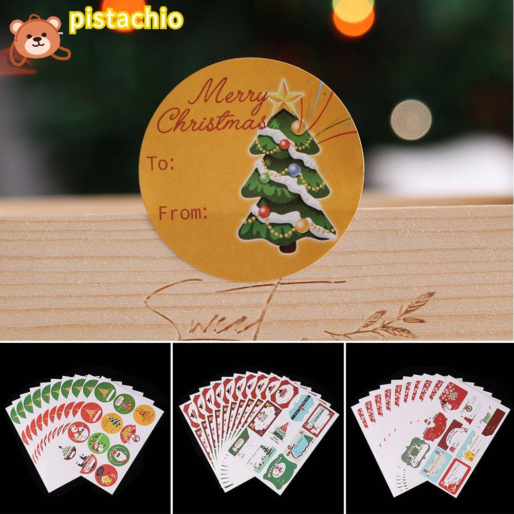 PISTA Set 120 Sticker Người Tuyết Trang Trí Bánh Kem