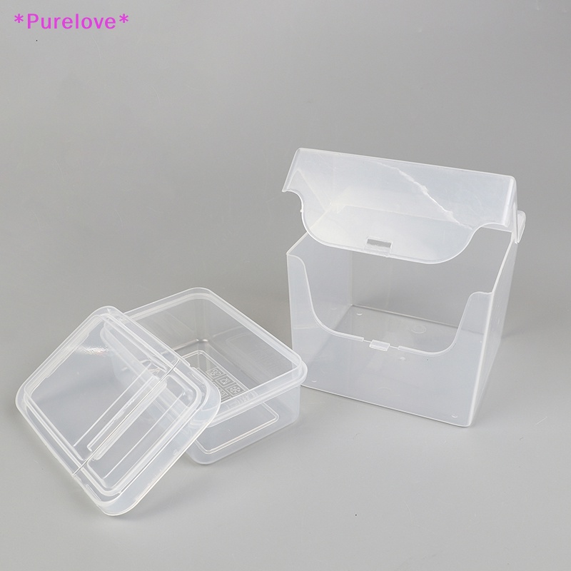 Hộp Đựng Bưu Thiếp Nắp Lật Trong Suốt Để Bàn Cỡ Lớn Tiện Dụng Mới