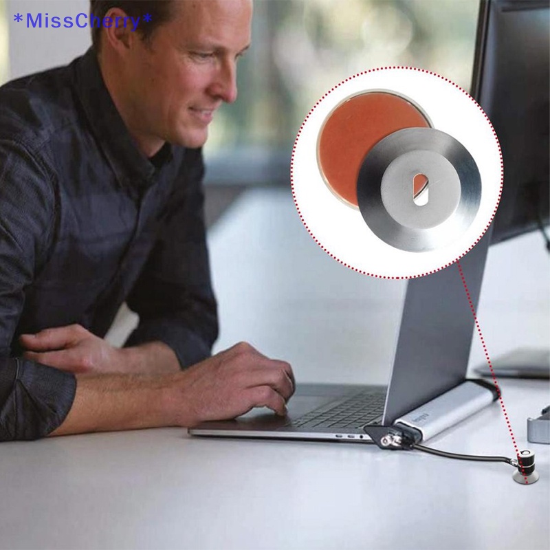 Đế Khóa Chống Trộm Kết Hợp Cáp Kết Hợp Bảo Vệ An Toàn Cho Máy Tính Laptop Mới