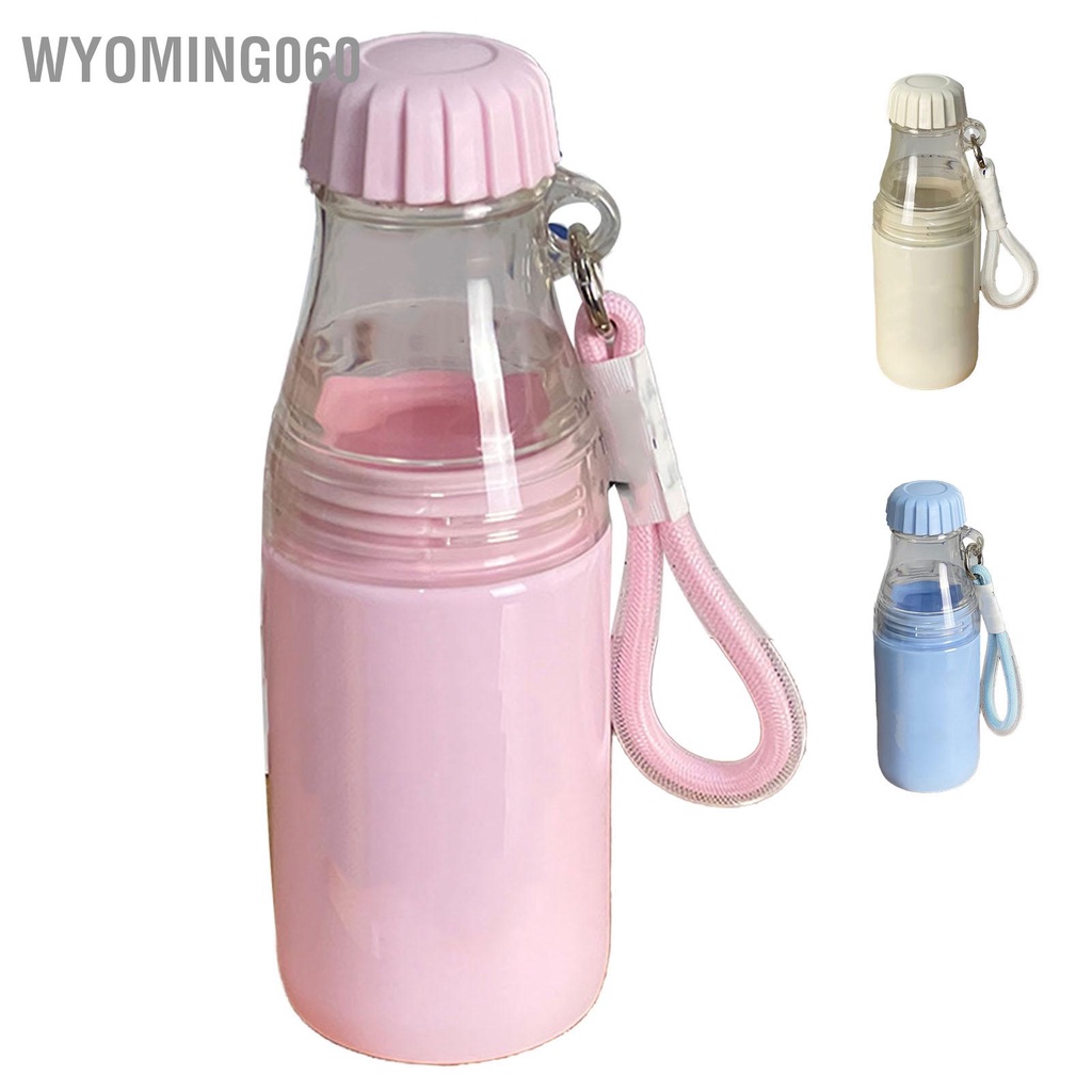 Wyoming060 Bình Nước Di Động Có Dây Thể Tháo Rời Thân Cốc Đôi Phần Chống Rò Rỉ Cho Văn Phòng Gia Đình Xe Ngoài Trời