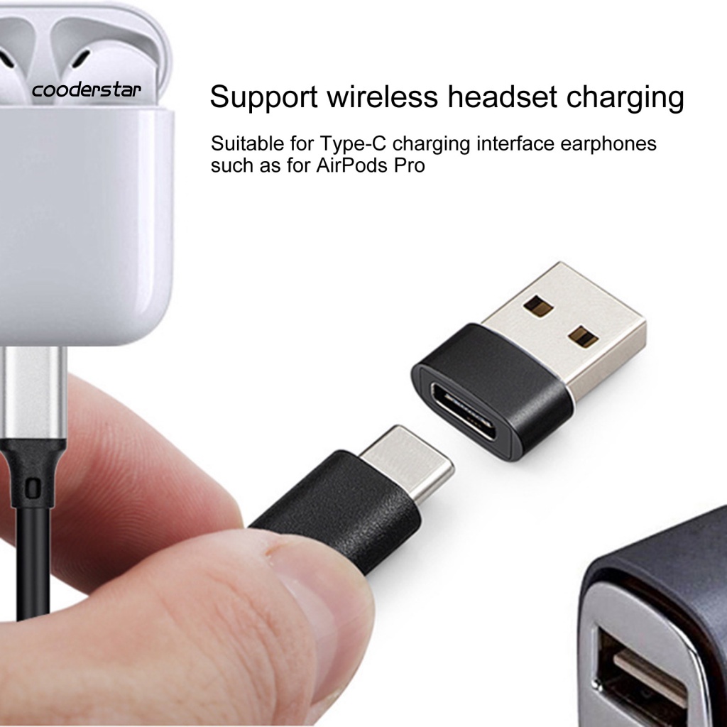 Đầu Chuyển Đổi Type-c Sang USB 20 Bằng Hợp Kim Nhôm Cho Điện Thoại