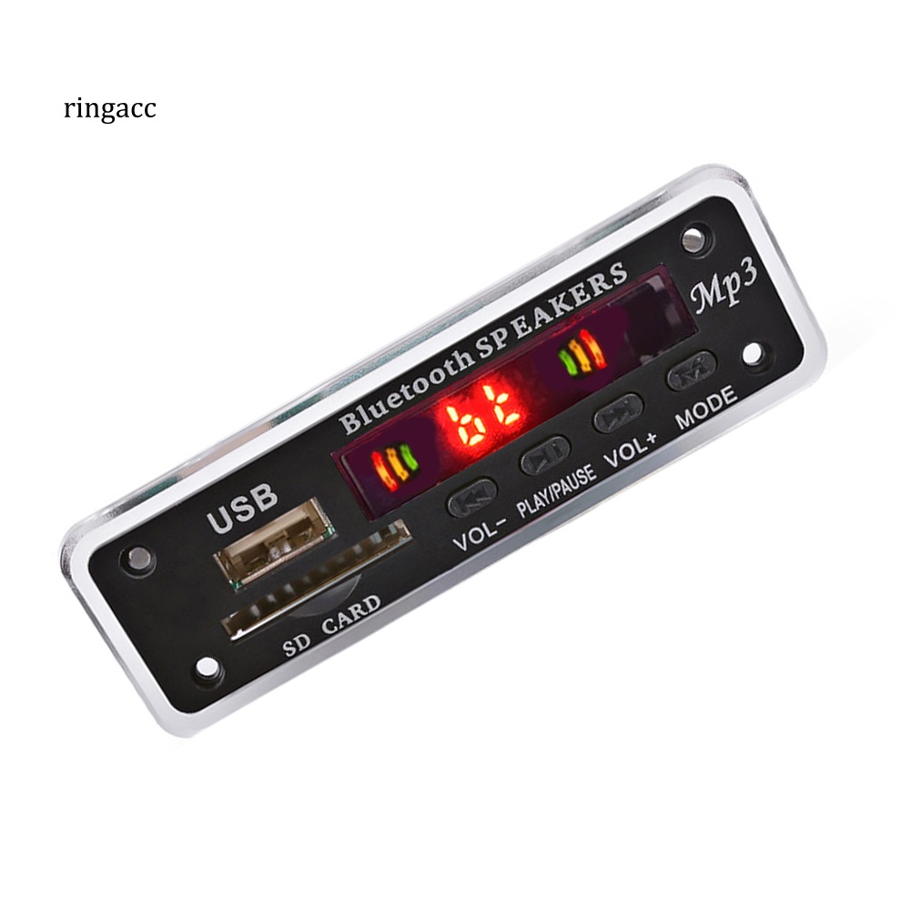 Mô Đun Giải Mã MP3 FM Radio Bluetooth Không Dây Kỹ Thuật Số RGA Cho Loa Xe Hơi