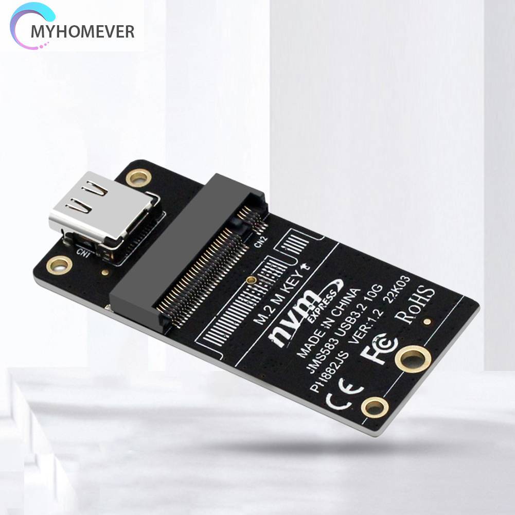 Thẻ Chuyển Đổi NVME M.2 Sang Type-C SSD 10Gbps Hỗ Trợ 2230 2242 2260 2280