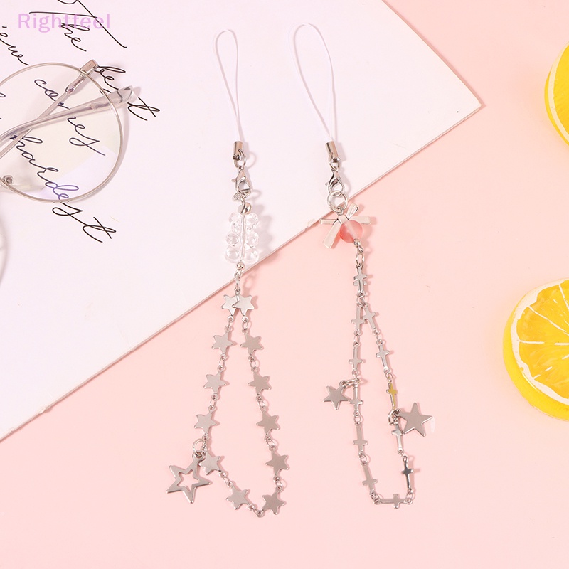 Dây Đeo Điện Thoại Y2K Họa Tiết Gấu Thắt Nơ / Ngôi Sao Tối Giản Hợp Thời Trang Mới