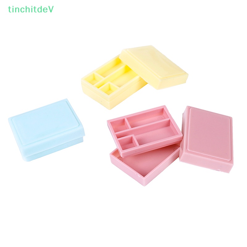 [TinchitdeV] Hộp Cơm Trưa Mini Bằng Nhựa Trang Trí Nhà Búp Bê [Mới]