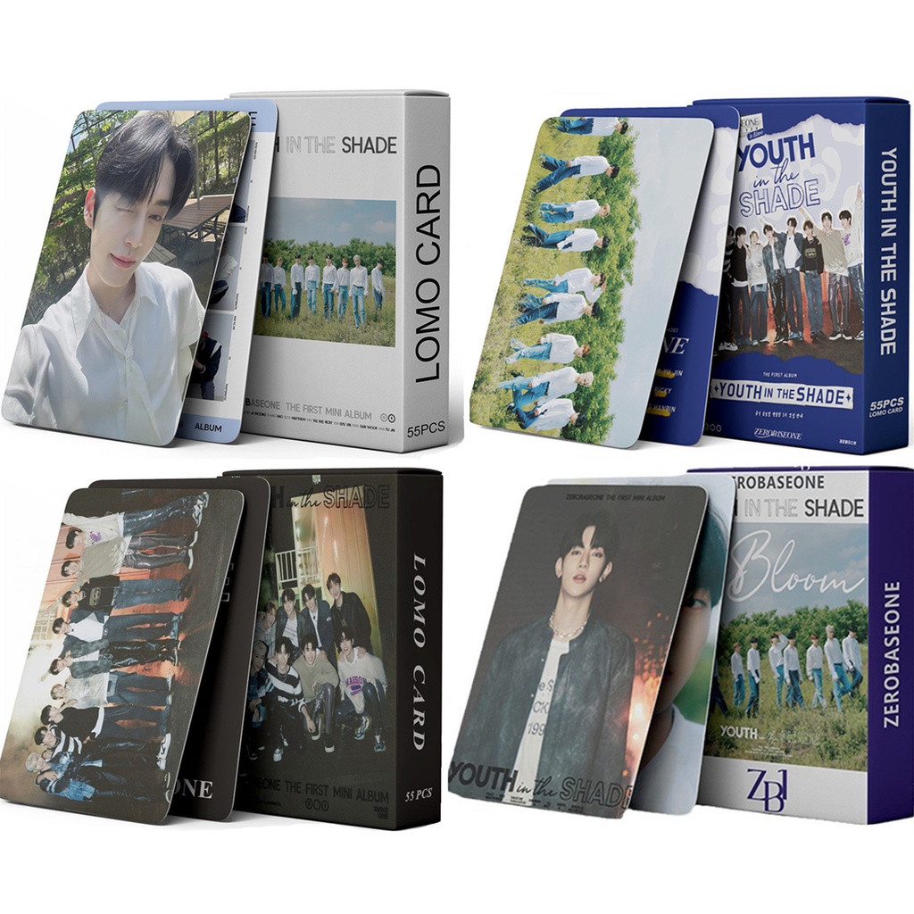 Hộp 55 Ảnh Lomo 2023 Hình Các Thành Viên Nhóm Nhạc ZEROBASEONE ZB1