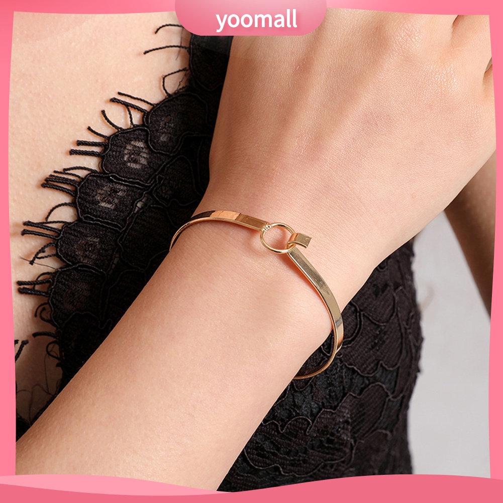 Vòng Đeo Tay Mở Kiểu Dáng Đơn Giản Thời Trang Dành Cho Nữ