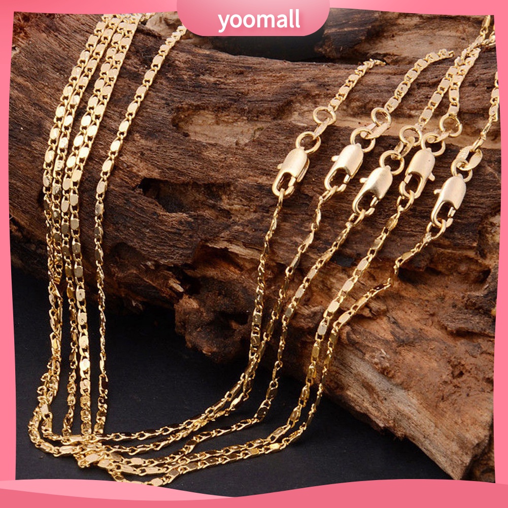 Vòng cổ Sợi Xích 16-30 inch 2mm Thời Trang Cá Tính Cho Nam Và Nữ