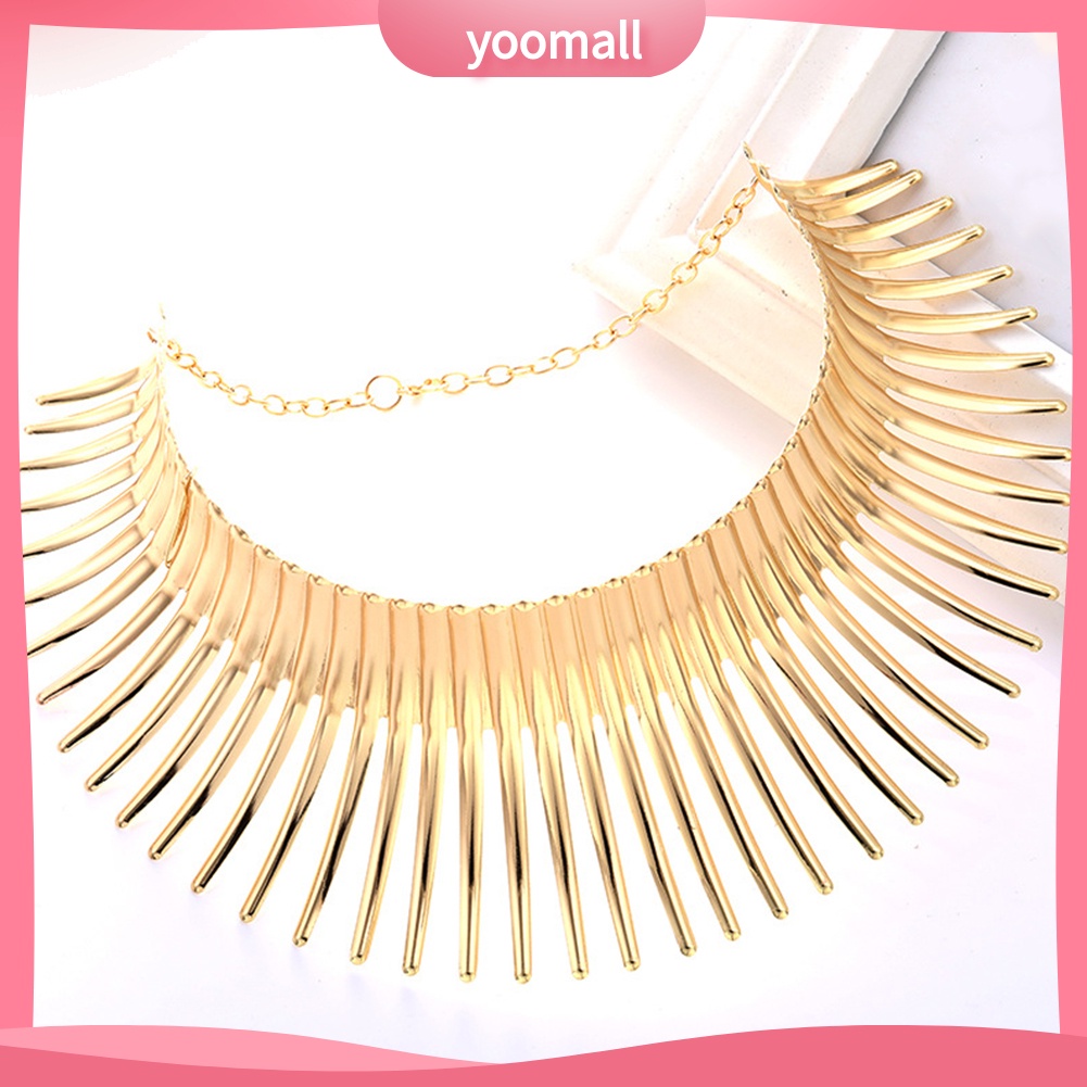 Vòng cổ Choker Dạng Yếm Tua Rua Hình Canine Thời Trang Cho Nữ